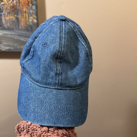 Vintage 1989 Blue Denim Infant Cap - Picture 4 of 4